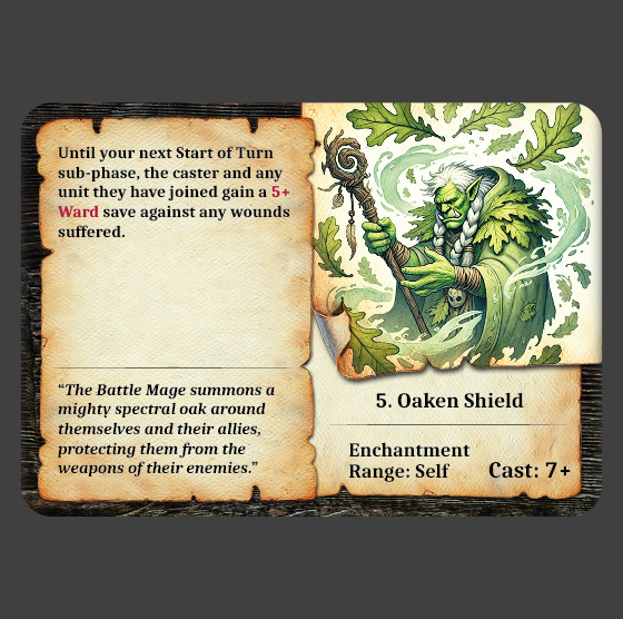 Battle 5. oaken shield