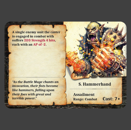 Battle s. hammerhand