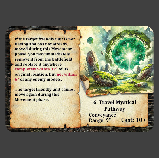 Elementalism 6. travel mystical pathway