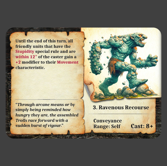 Troll 3. ravenous recourse