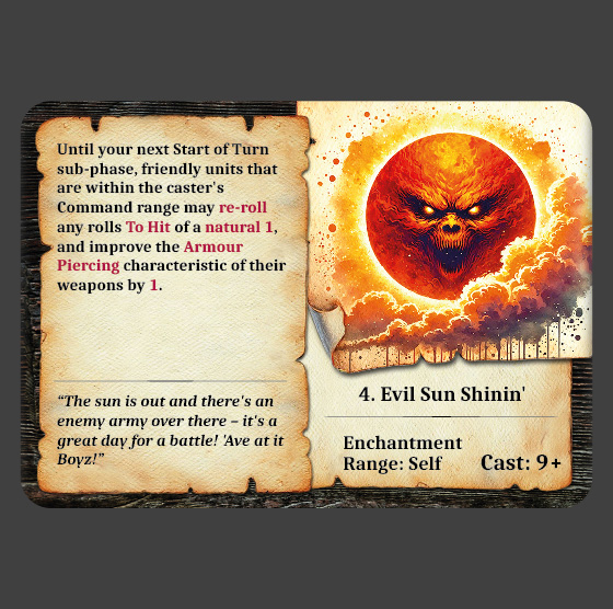 Waaagh! 4. evil sun shinin'